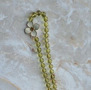 J.Crew enamel flower necklace